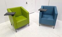 Scania Modern Task Chair  - Optional Mobile 360° Swing Tray with  USB/110v Outlet 