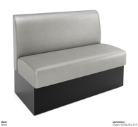 Expo Restaurant Booth - Premium Flat-Back Upholstery - Made in USA