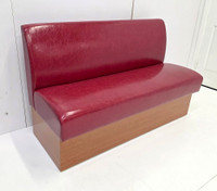Expo Restaurant Booth - Premium Flat-Back Upholstery - Made in USA