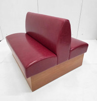 Expo Restaurant Booth - Premium Flat-Back Upholstery - Made in USA