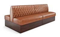 Expo Restaurant Booth - Premium Tufted-Back Upholstery - Made in USA