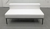 LUGANO - Armless Extension Modular - Fully Welded Gunmetal Frame - Made in USA