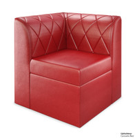 RIVERA Lounge Seating - Modular - Diamond Tufted Black Upholstery - Corner RIVERA Lounge Seating - Modular - Diamond Tufted Black Upholstery - Corner