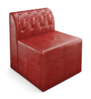 ESCAPE Luxurious Button-Tufted Armless Chair - Made in USA ESCAPE Luxurious Button-Tufted Armless Chair - Made in USA