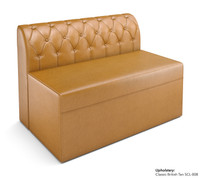 ESCAPE Luxurious Button-Tufted Armless 46" Extension - Made in USA