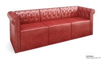 ESCAPE Luxurious Commercial-Grade Modular Sofa with Brass Nail Trim -Made in USA ESCAPE Luxurious Commercial-Grade Modular Sofa with Brass Nail Trim -Made in USA