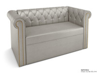 Commercial-Grade Lush Sofa with Brass Nail Trim - Made in USA Commercial-Grade Lush Sofa with Brass Nail Trim - Made in USA