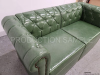 ESCAPE Luxurious  Modular Long Sectional Sofa with Brass Nail Trim -Made in USA ESCAPE Luxurious  Modular Long Sectional Sofa with Brass Nail Trim -Made in USA