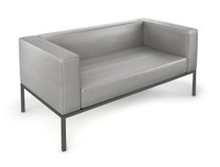 LUGANO Sofa - Premium Upholstery - Fully Welded Gunmetal Frame - Made in USA LUGANO Sofa - Premium Upholstery - Fully Welded Gunmetal Frame - Made in USA
