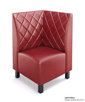 NORWAY - Modern Corner - Made in USA - Diamond Tufted Upholstery NORWAY - Modern Corner - Made in USA - Diamond Tufted Upholstery
