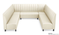 NORWAY - Modular U-Shape Seating - Made in USA - Channel Tufted Upholstery NORWAY - Modular U-Shape Seating - Made in USA - Channel Tufted Upholstery