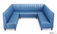 NORWAY - Modular U-Shape Seating - Made in USA - Channel Tufted Upholstery NORWAY - Modular U-Shape Seating - Made in USA - Channel Tufted Upholstery
