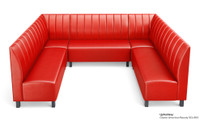 NORWAY - Modular U-Shape Seating - Made in USA - Channel Tufted Upholstery NORWAY - Modular U-Shape Seating - Made in USA - Channel Tufted Upholstery