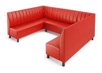 NORWAY - Modular U-Shape Seating - Made in USA - Channel Tufted Upholstery