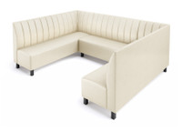 NORWAY - Modular U-Shape Seating - Made in USA - Channel Tufted Upholstery