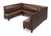 NORWAY - Modular U-Shape Seating - Made in USA - Channel Tufted Upholstery