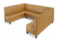 NORWAY - Modular U-Shape Seating - Made in USA - Channel Tufted Upholstery