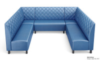 NORWAY - Modular U-Shape Seating - Made in USA - Diamond Tufted Upholstery NORWAY - Modular U-Shape Seating - Made in USA - Diamond Tufted Upholstery