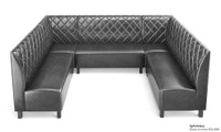 NORWAY - Modular U-Shape Seating - Made in USA - Diamond Tufted Upholstery NORWAY - Modular U-Shape Seating - Made in USA - Diamond Tufted Upholstery