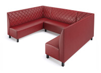 NORWAY - Modular U-Shape Seating - Made in USA - Diamond Tufted Upholstery