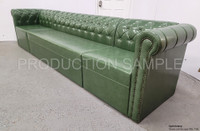 ESCAPE Luxurious Commercial-Grade Modular Long Sofa with Brass Nail Trim - Made in USA ESCAPE Luxurious Commercial-Grade Modular Long Sofa with Brass Nail Trim - Made in USA