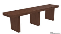 Open Communal Bar Table - 16 Feet Long - Handcrafted - Available in Many Finishes (42" Height) Open Communal Bar Table - 16 Feet Long - Handcrafted - Available in Many Finishes (42" Height)