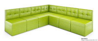 Quick Ship - 9049Z Modular Armless Sectional Sofa