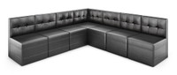 Quick Ship - 9049Z Modular Armless Sectional Sofa
