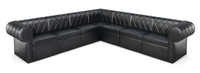 RIVERA Lounge Seating - Diamond Tufted Upholstery - Rounded Arms - Arrangement G1 RIVERA Lounge Seating - Diamond Tufted Upholstery - Rounded Arms - Arrangement G1