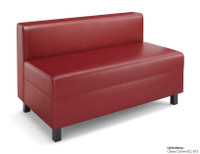 LUGANO - 48" Armless Extension Modular - Made in USA LUGANO - 48" Armless Extension Modular - Made in USA