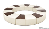 Harmony Collection - Modular Seating - Configuration G7 - Made in USA