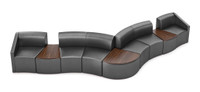 Harmony Collection - Modular Seating - Configuration G5 - Made in USA Harmony Collection - Modular Seating - Configuration G5 - Made in USA