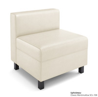 LUGANO - 27" Armless Extension Modular -  Made in USA LUGANO - 27" Armless Extension Modular -  Made in USA