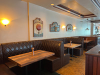 Restaurant U-Shape Booth Seating - Contract Grade - Premium Diamond Tufted Performance Upholstery - 100% Handcrafted In USA