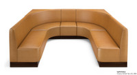 U-Shape Modular Booth Restaurant Seating - Contract Grade - Premium Performance Upholstery - 100% Handcrafted In USA U-Shape Modular Booth Restaurant Seating - Contract Grade - Premium Performance Upholstery - 100% Handcrafted In USA