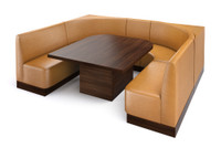 U-Shape Modular Booth Restaurant Seating - Contract Grade - Premium Performance Upholstery - 100% Handcrafted In USA U-Shape Modular Booth Restaurant Seating - Contract Grade - Premium Performance Upholstery - 100% Handcrafted In USA