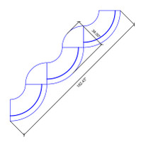 Fortuna Six Half-Circle Booths  with Wedge Ottomans - Premium Channel Upholstery - 6 Tables and 12 Chairs - Made in USA Fortuna Six Half-Circle Booths  with Wedge Ottomans - Premium Channel Upholstery - 6 Tables and 12 Chairs - Made in USA