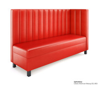 Legacy - Modular Left/Right Side - Premium Channel Tufted Upholstery - Gunmetal Legs -Made in USA Legacy - Modular Left/Right Side - Premium Channel Tufted Upholstery - Gunmetal Legs -Made in USA