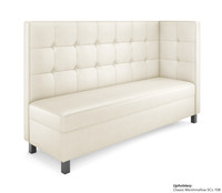 Legacy - Modular Left/Right Side  - Premium Button Tufted Upholstery - Gunmetal Legs -Made in USA