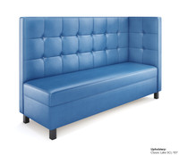 Legacy - Modular Left/Right Side  - Premium Button Tufted Upholstery - Gunmetal Legs -Made in USA