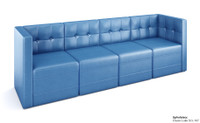 Quick Ship - 9049Z Modular 93" Long Sofa