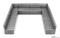 Quick Ship - 9049 Extra Large Modular U Shape - G4