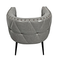 Brass Nailhead Trim - Button Tufted - Commercial-Grade Club Chair Brass Nailhead Trim - Button Tufted - Commercial-Grade Club Chair