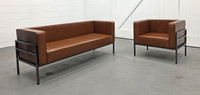 HST005 Urban Modern Collection: Chair - Full Welded Gunmetal Outline Frame - Made in USA