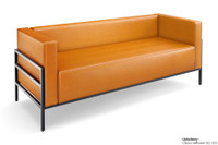 HST005 Urban Modern Collection: Sofa - Full Welded Gunmetal Outline Frame - Made in USA HST005 Urban Modern Collection: Sofa - Full Welded Gunmetal Outline Frame - Made in USA