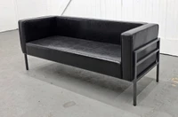 HST005 Urban Modern Collection: Sofa - Full Welded Gunmetal Outline Frame - Made in USA