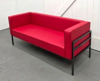 HST005 Urban Modern Collection: Sofa - Full Welded Gunmetal Outline Frame - Made in USA