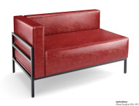 HST005 Urban Modern Collection: Modular Left-Side - Full Welded Gunmetal Outline Frame - Made in USA