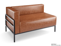 HST005 Urban Modern Collection: Modular Left-Side - Full Welded Gunmetal Outline Frame - Made in USA