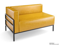 HST005 Urban Modern Collection: Modular Left-Side - Full Welded Gunmetal Outline Frame - Made in USA